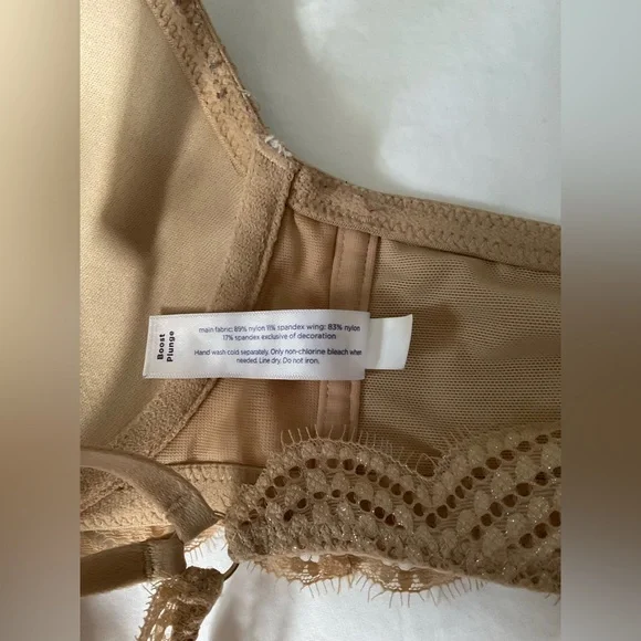 Cacique Tan Lace Underwire Bra - Picture 5 of 5